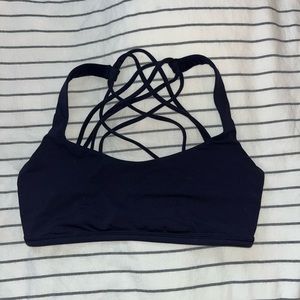 LULULEMON FREE TO BE BRA, NIGHT SEA